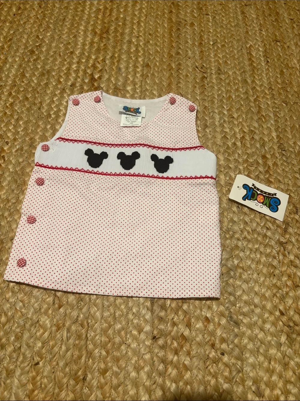 Smock Candy Disney Top 18M NWT